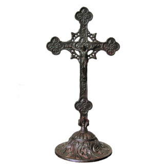 Antique-Style Standing Crucifix